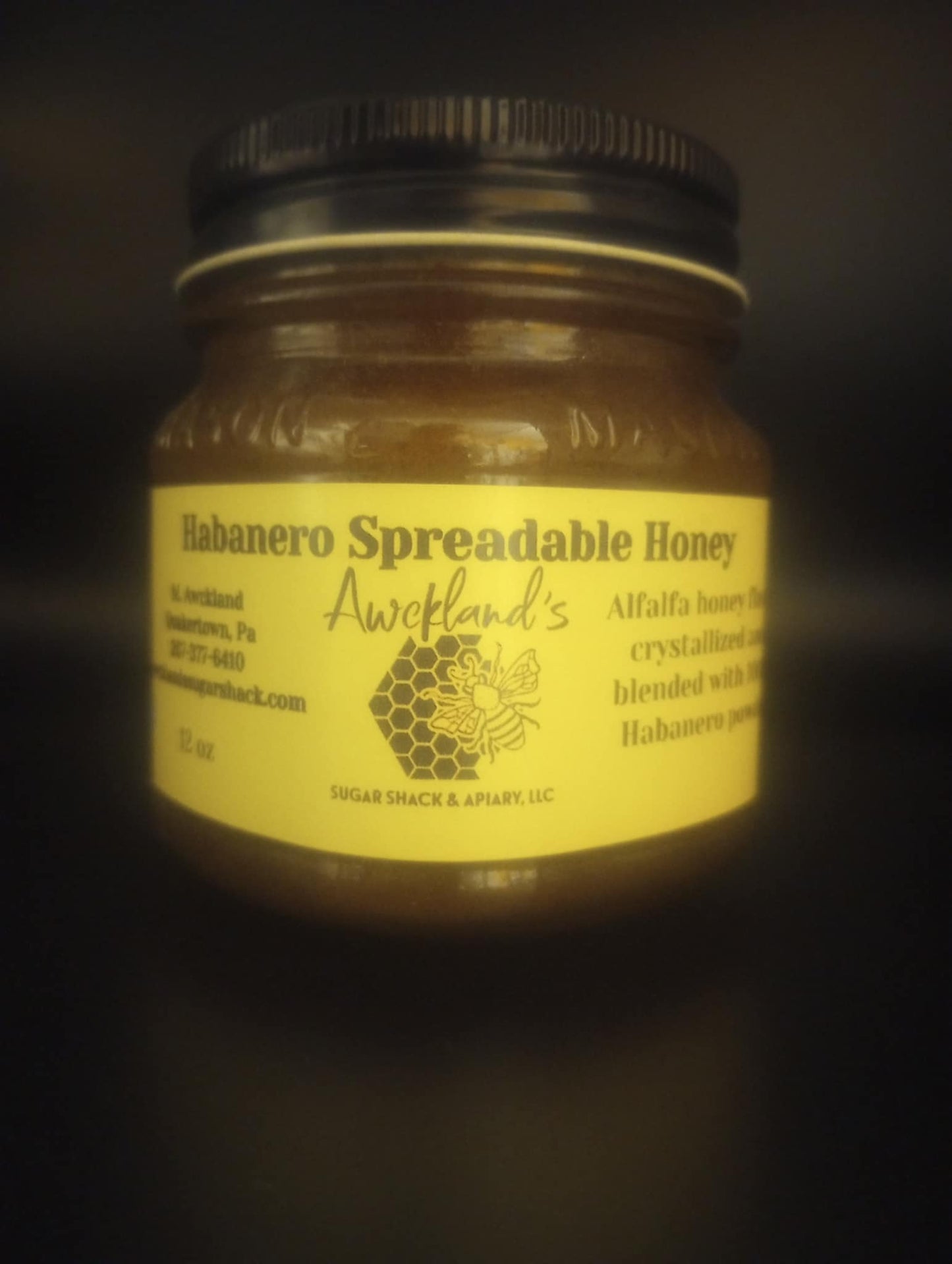 12oz Habanero Spreadable Honey