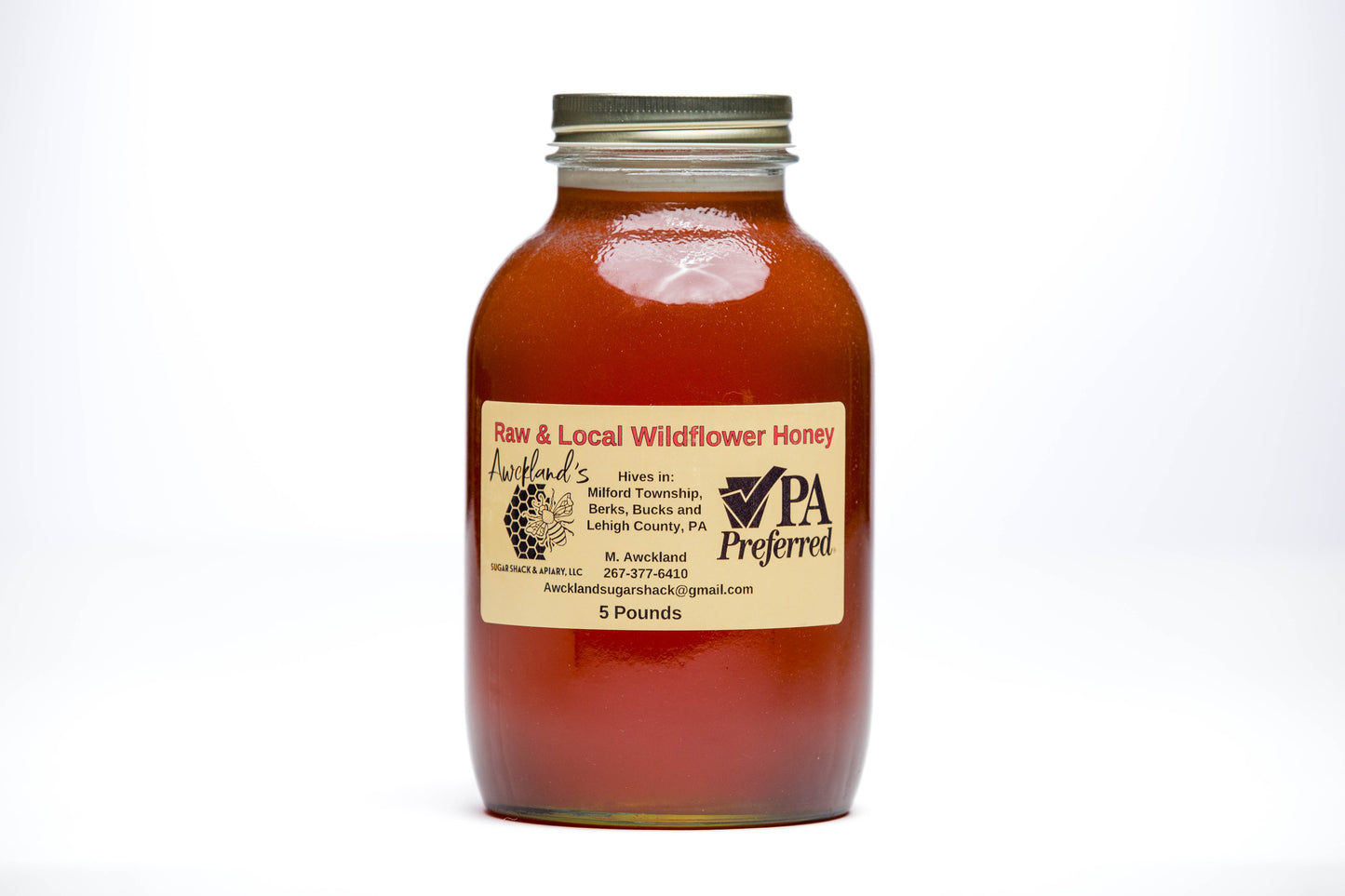 5lb Glass Jar