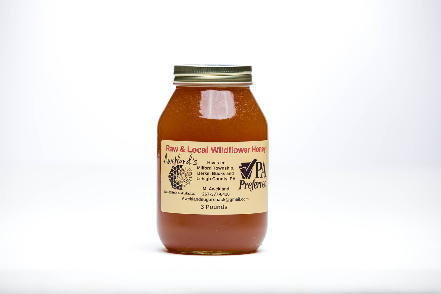 3lb Glass Jar