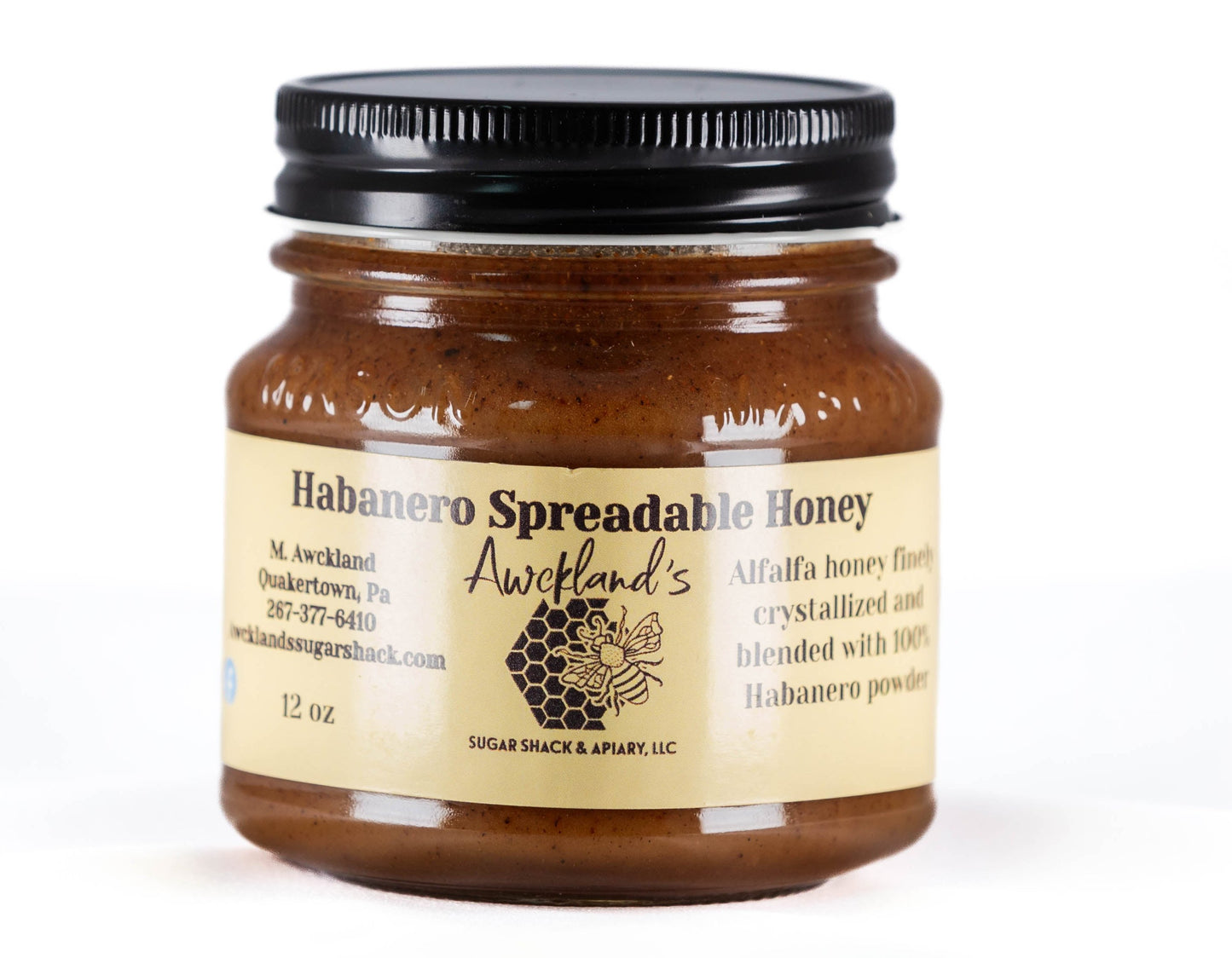12oz Habanero Spreadable Honey