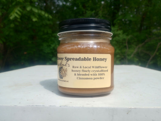 12oz Cinnamon Wildflower Spreadable Honey