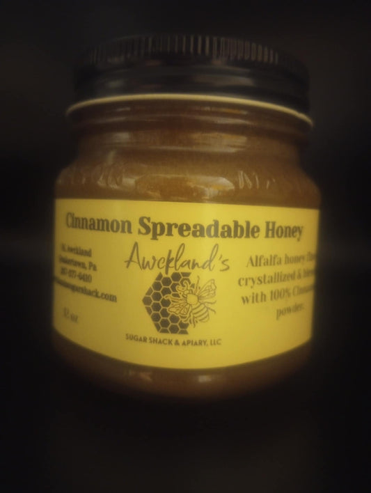 12oz Cinnamon Wildflower Spreadable Honey