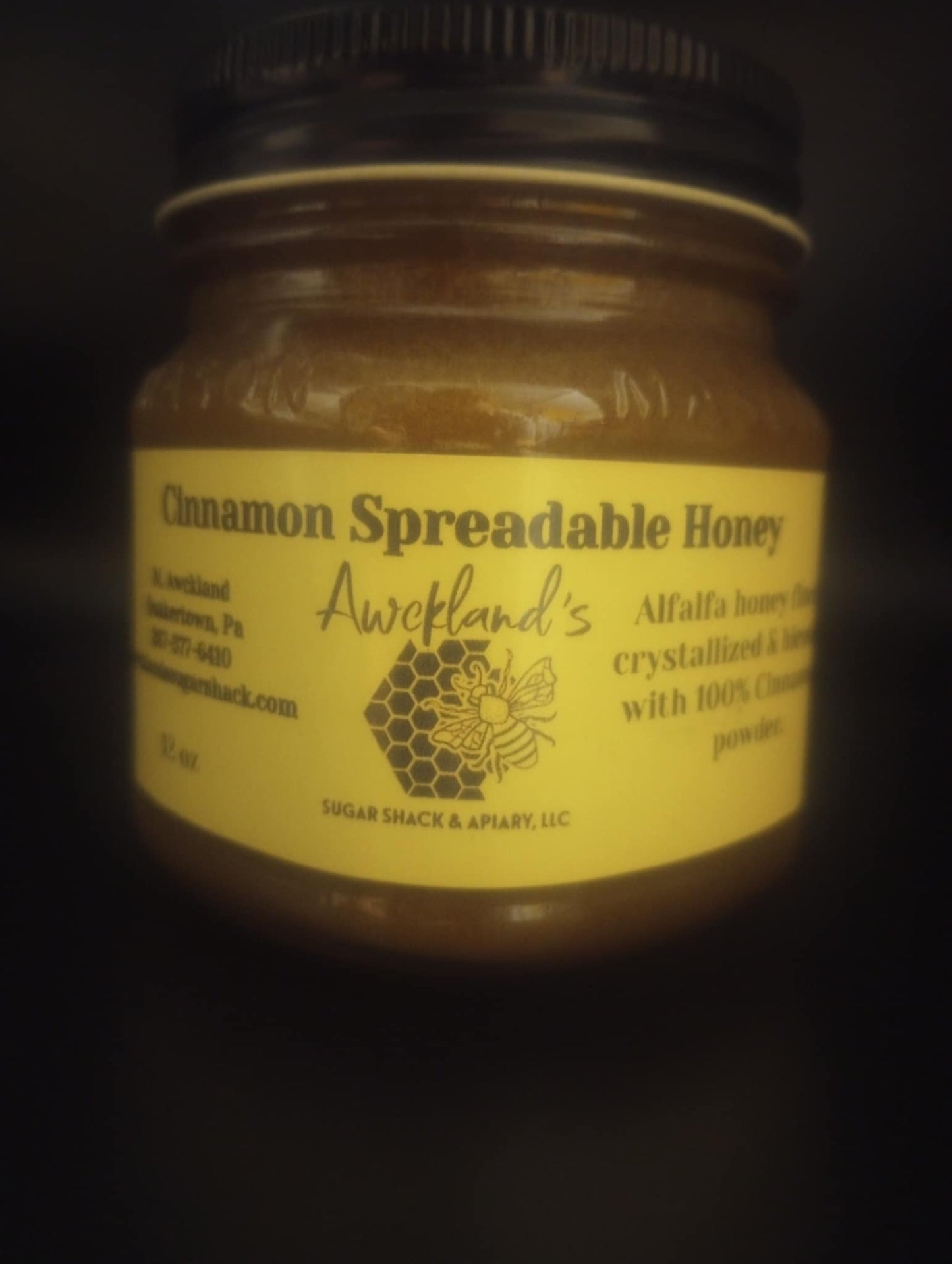 12oz Cinnamon Spreadable Honey