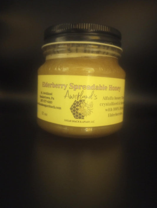Spreadable Elderberry Honey