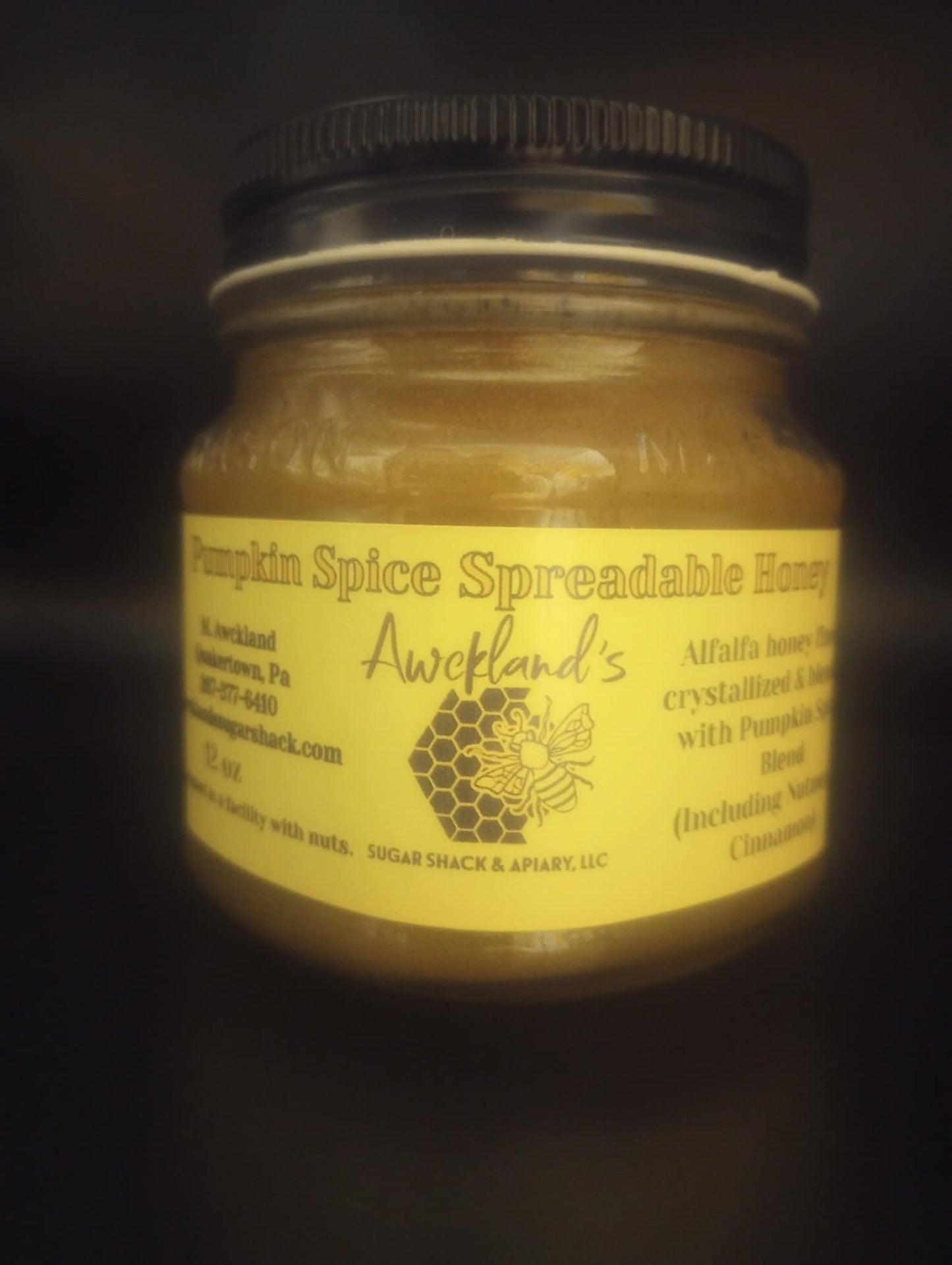 12oz Spreadable Pumpkin Spice Honey